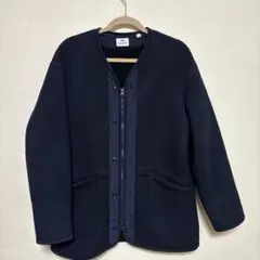 ネイビー フリースジャケット ジップアップ エンジニアドガーメンツユニクロコラボ