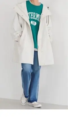 AMERICAN HOLIC 撥水加工フード付きドルマンコート　ジャンパー　L