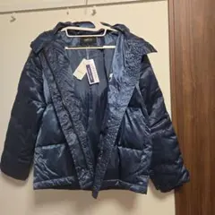 COMME CA ISM ネイビー ダウンジャケット 11サイズ