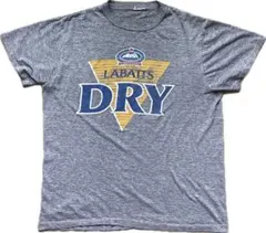 両面プリント 90s カナダ製 ビール LABATT'S DRY Tシャツ 企業