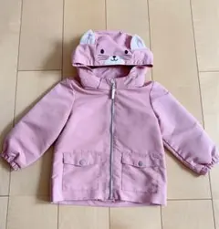 h&m ネコ耳ジップアウター キッズコート　ウィンドブレーカーのサムネイル