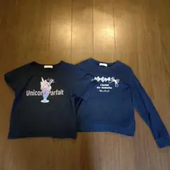 mezzo piano ユニコーンパフェ Tシャツ Sとトレーナー2点セット