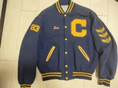 80年代 レアスタジャン C刺繍付き