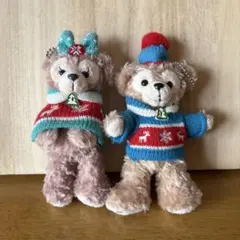 東京ディズニーシー　ダッフィ　シェリーメイ　ぬいぐるみバッジのサムネイル