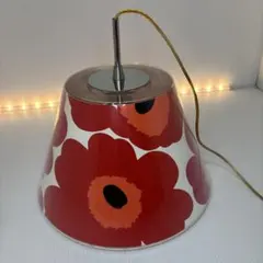 Marimekkoマリメッコ　赤ランプ　レトロ　アンティーク　ペンダンとライト 2026年最新】marimekko ライト・照明の人気アイテム - メルカリ
