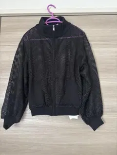 ROSIEE メッシュパーカー ブラック Fサイズ　R752738