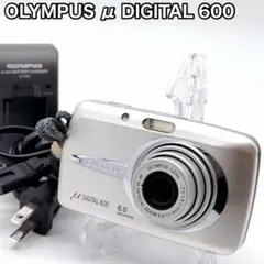 OLYMPUS オリンパス μ DIGITAL 600 シルバー デジカメ