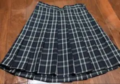 WEGO チェック柄プリーツスカート