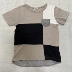 RAG MART 半袖Tシャツ 120cm グレージュ　オシャレのサムネイル