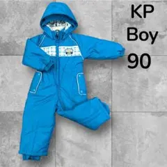 90 子供　スキーウェア　つなぎ　キッズ　KP boy 雪遊び　スノボー　防寒
