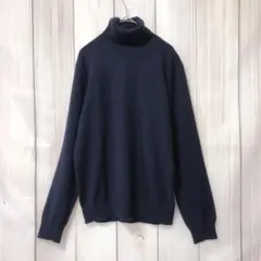 【 UNIQLO】 ユニクロ カシミヤニット タートルネック レディース M