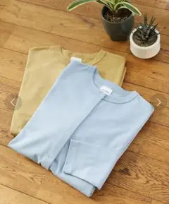 MACOBER×FREAK'S STORE別注天竺ラウンドスナップカーディガンのサムネイル