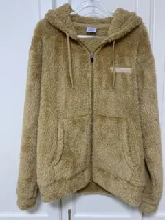 Champion フリースジャケット Lサイズ ベージュ