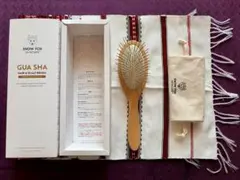 スノーフォックス　SNOW FOX　プレミアム FOXカッサ ウッド ヘアブラシ