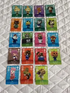 どうぶつの森 amiiboカード中古１９枚セット