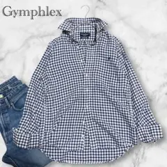 大人気✨ジムフレックス リネン ギンガムチェックシャツ オーバーサイズ　XL相当
