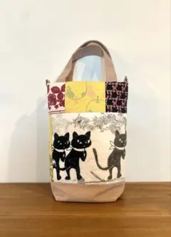 pjcクロッチくんhandmade パッチワークトートバッグ　ミナペルホネン
