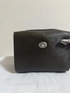 【Vivienne Westwood】ダークグリーン ショルダーバッグ 合成皮革