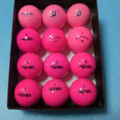 ゴルフボール　ピンク12球