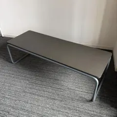 希少廃盤 無印良品 THONET トーネット スチールローテーブル ダークグレーのサムネイル