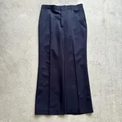 70s usa製 ワイドスラックス バギー レーヨン ギャバ - メルカリ