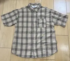 H&M 半袖チェックシャツ　140