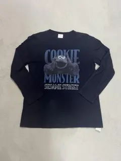 SESAME STREET クッキーモンスター 長袖Tシャツ ロンT ユニバ