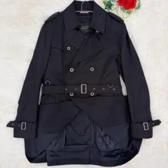 ✨超美品✨ バーバリーブラックレーベル トレンチコート シャドーチェック Lのサムネイル