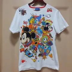 ディズニー　ミッキーマウス Tシャツ カラフル