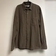 無印良品 両面起毛フランネル長袖シャツ XL 美品