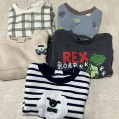 SIMPLE FREE チェック柄トレーナー 80