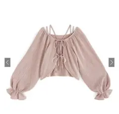 GRLリボンボレロ×キャミソールアンサンブル［pr55］