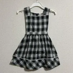 HOMEFARM ノースリーブ チェック柄ワンピース 110cm 子供服 キッズ