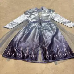 ディズニーキャラクター衣装 青色 ロングドレス