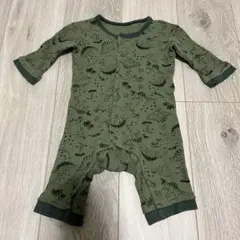 ベルメゾン　恐竜柄長袖カバーオール　70サイズ