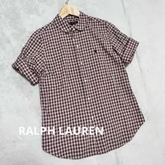 美品 Ralph Lauren タータンチェック柄 BD シャツ ワンピース - メルカリ