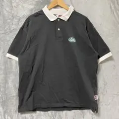 【L1650】 BEN DAVIS 半袖ポロシャツ サイズL グレーのサムネイル