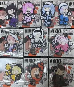 勝利の女神NIKKE メガニケ　おなまえぴたんこ ラバーマスコット 指揮官　② 勝利の女神NIKKE メガニケ おなまえぴたんこ ラバーマスコット 指揮官