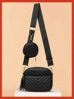 ミニマリストダブルポーチクロスボディーバッグショルダーバッグ話題人気トレンド