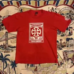 90sインディペンデント アイアンクロス Tシャツ NHSタグ 鬼フェード