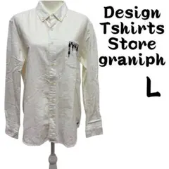 Design Tshirts Store graniph シャツ L ホワイトのサムネイル