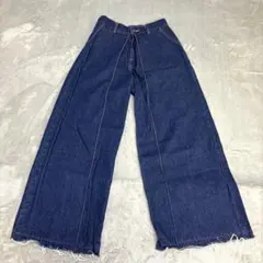 beamsワイドパンツデニム