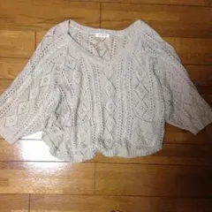 NiceClaup サマーニット ベージュ ドルマン