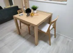 IKEA イケア MELLTORP メルトルプ テーブル 椅子2脚セット - メルカリ