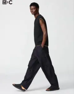 UNIQLO C ワイド　フィット　カーゴパンツ　L