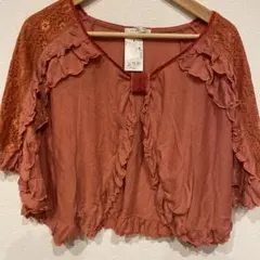 アクシーズファム   カーディガン ボレロ