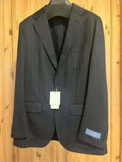 ネイビー ストライプ ビジネススーツジャケット