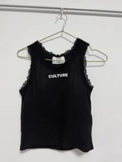 Jouetie タンクトップ ブラック CULTUREロゴのサムネイル