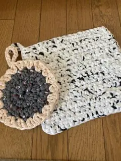 ハンドメイド 鍋敷き2点セットのサムネイル