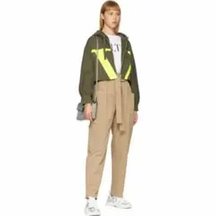 VALENTINO ロゴ パーカー カーキ イエロー XSのサムネイル